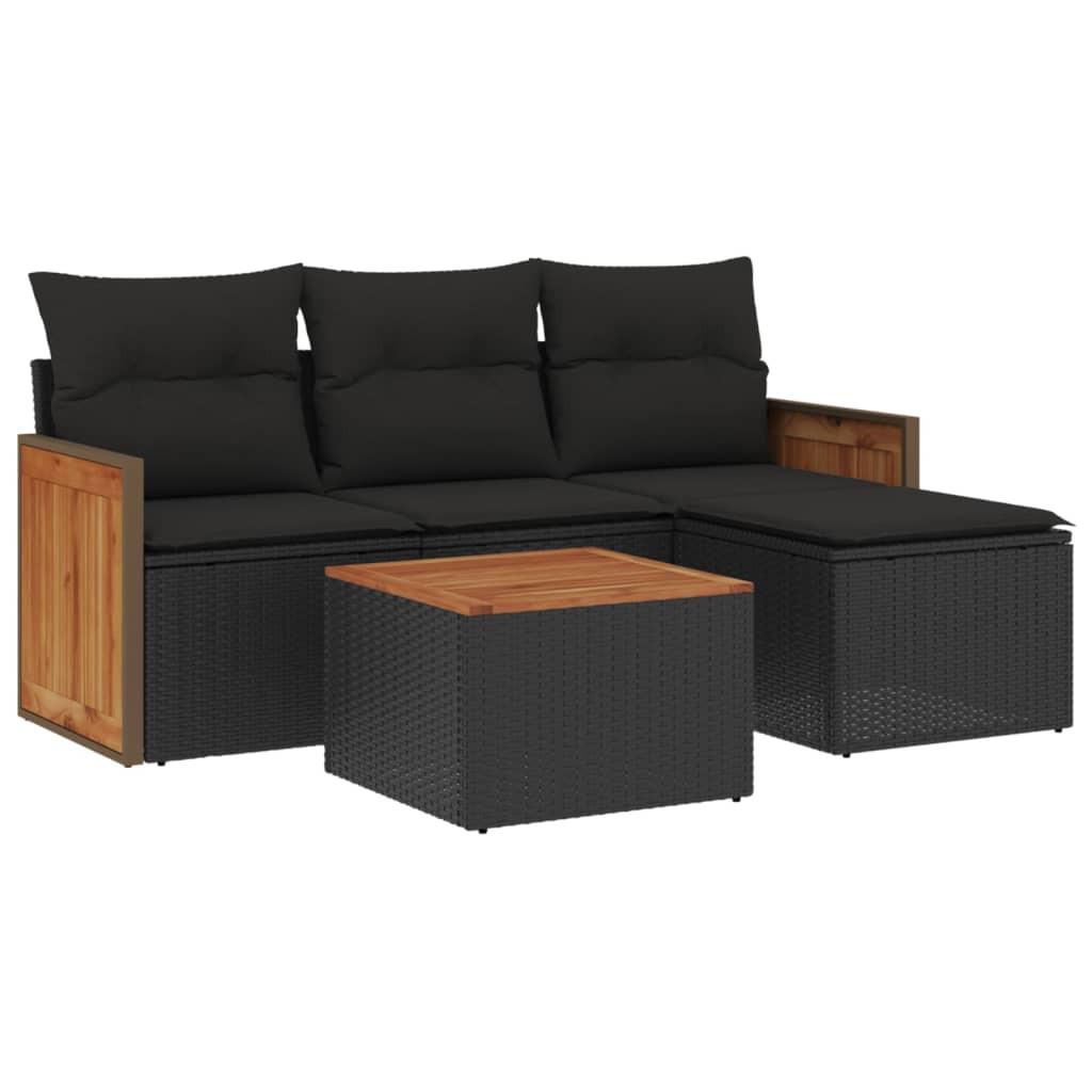 VidaXL Garten sofagarnitur poly-rattan