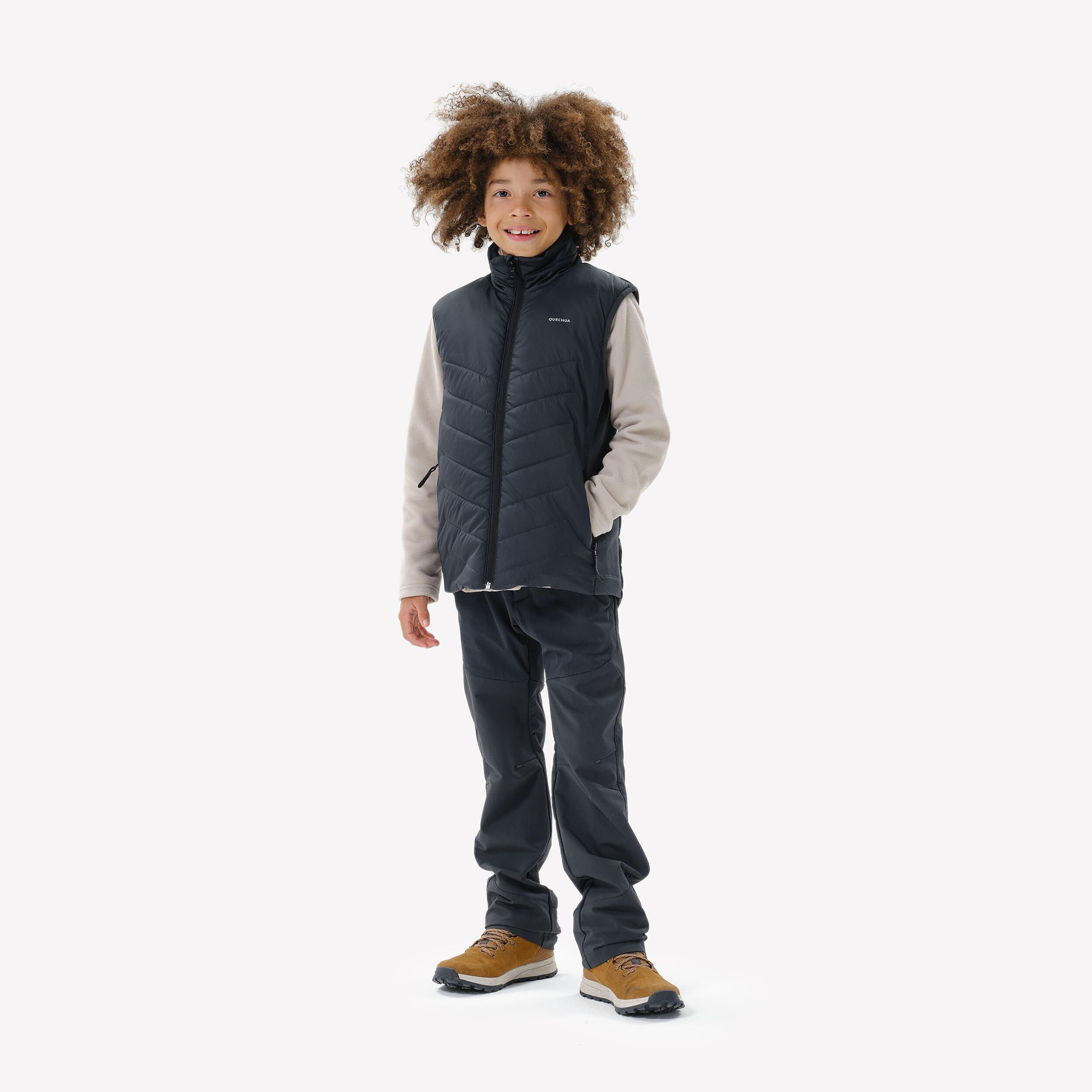 QUECHUA Wattierte Wanderweste Hybridweste Kinder
