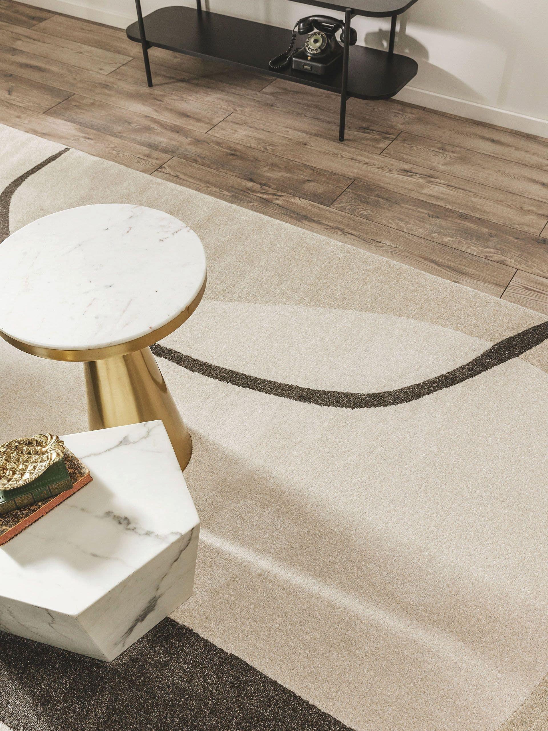 Benuta Teppich Ida CreamAnthrazit