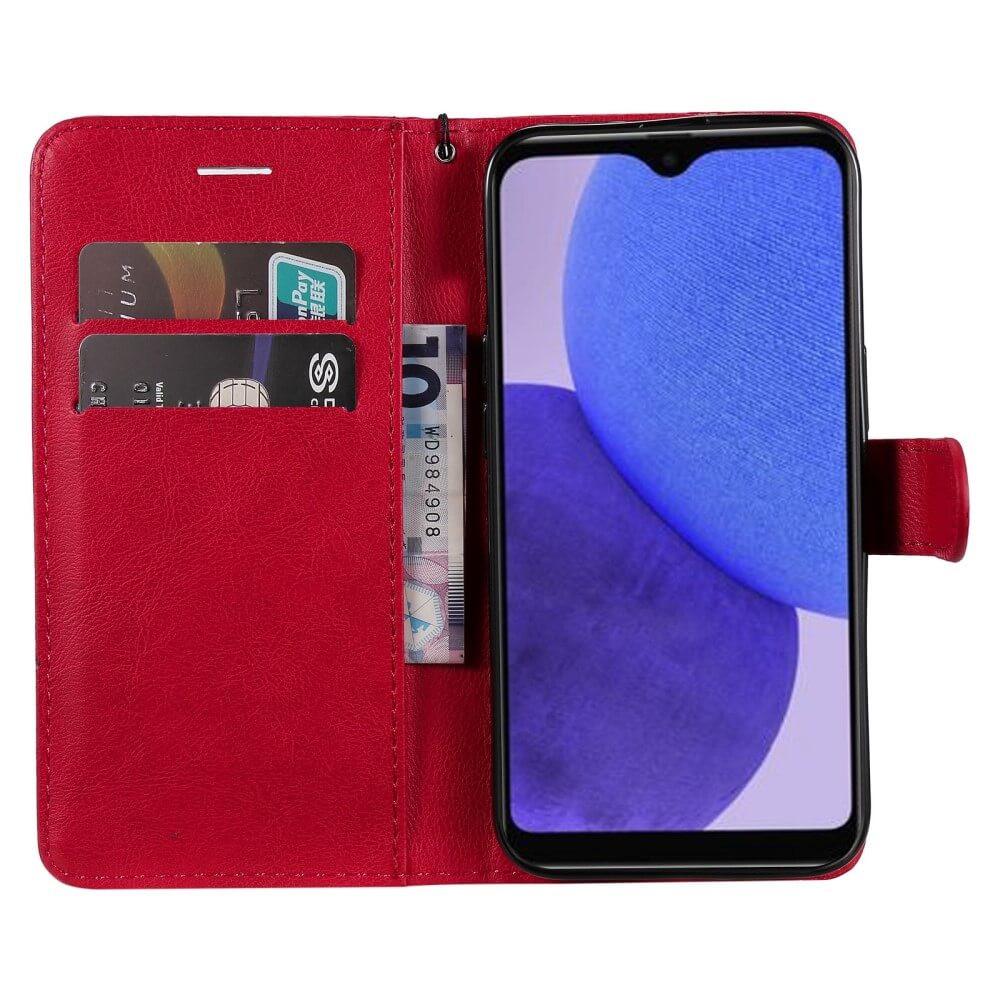 Cover-Discount Galaxy A23e - Leder Etui Hülle