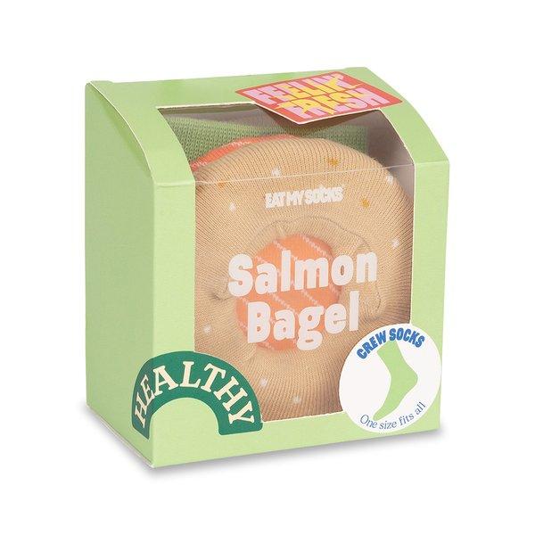 EatMySocks Salmon Bagel Socken