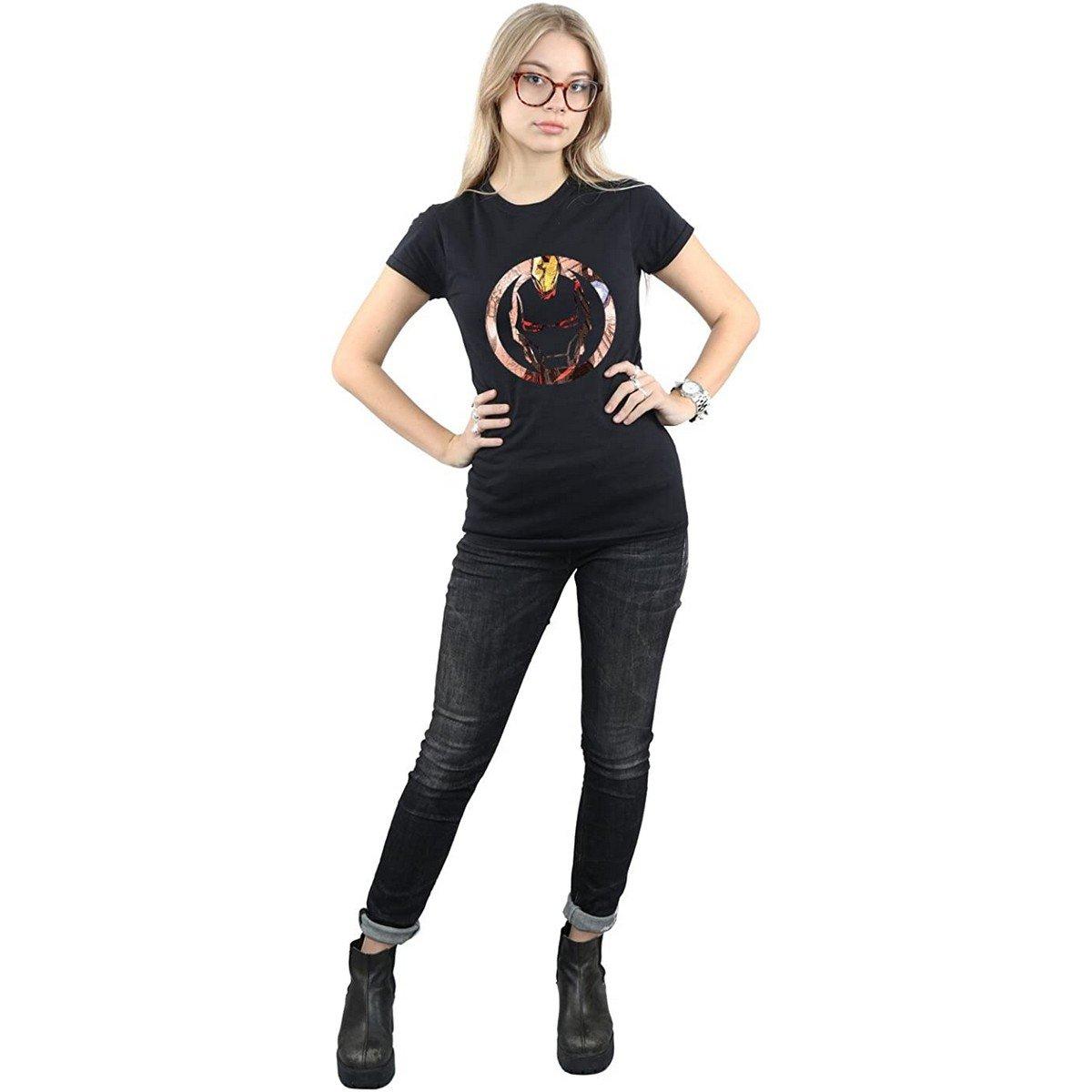 Iron Man Iron Man Circle Logo T-Shirt