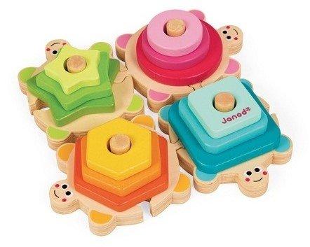 Janod Holz-Steckpuzzle Schildkröten