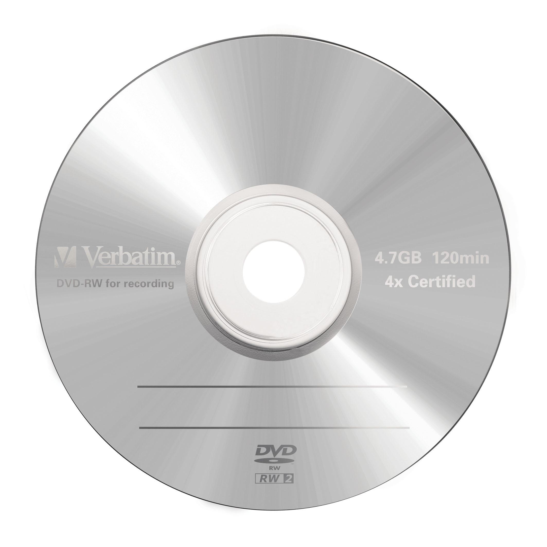 Verbatim VERBATIM DVD-RW Jewel 4.7GB 43285 1-4x 5 Pcs