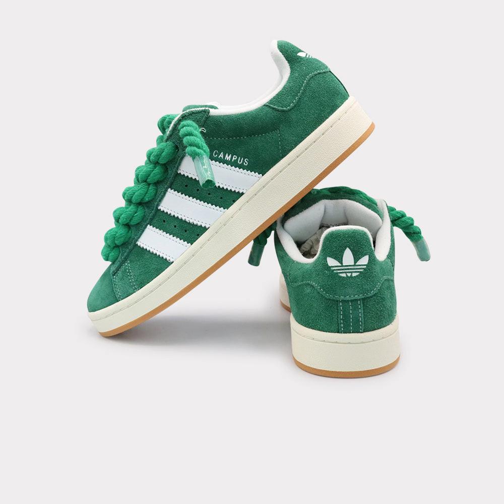 adidas Campus 00s Dark Green White - Rope Lace Green