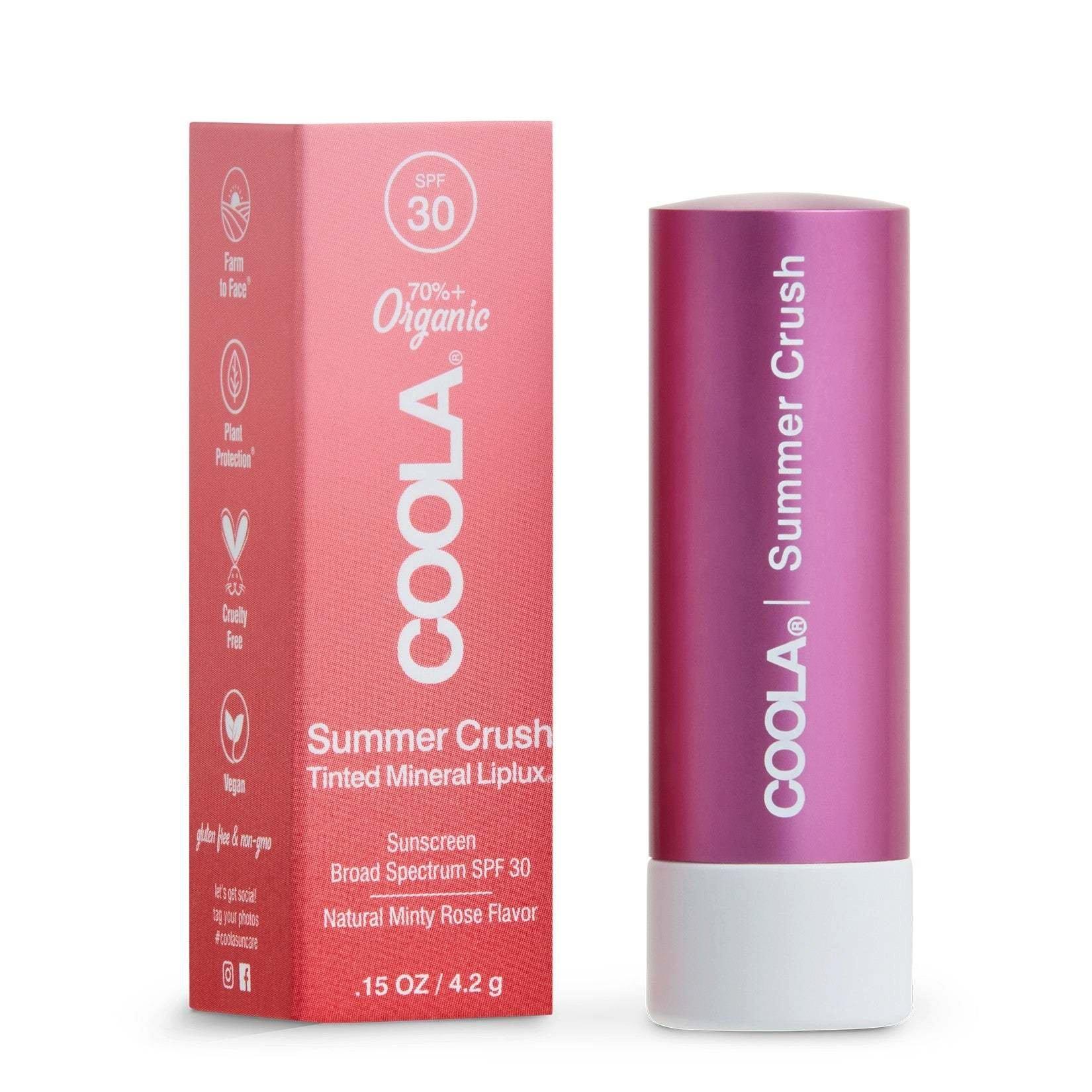 Coola Mineral Liplux Getönter Lippenbalsam SPF30 - Summer Crush