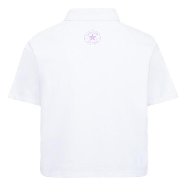 CONVERSE polo-shirt, mädchen boxy