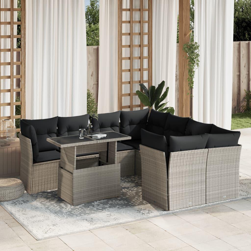 VidaXL Garten sofagarnitur poly-rattan
