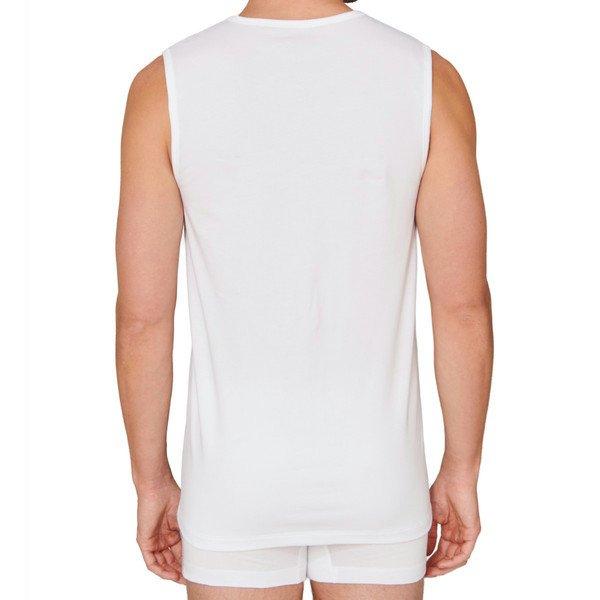Schiesser 4er-Pack - 95/5 - Organic Cotton - Tank Top / Unterhemd mit V-Ausschnitt