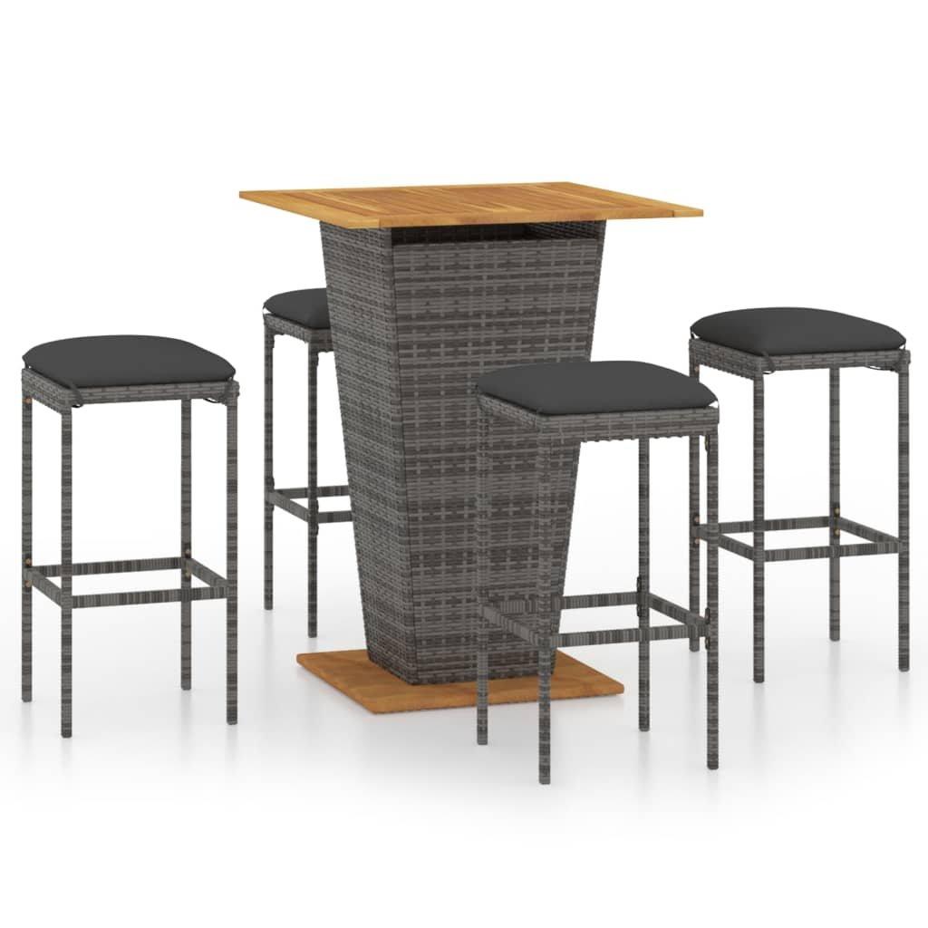 VidaXL Bar-set poly-rattan
