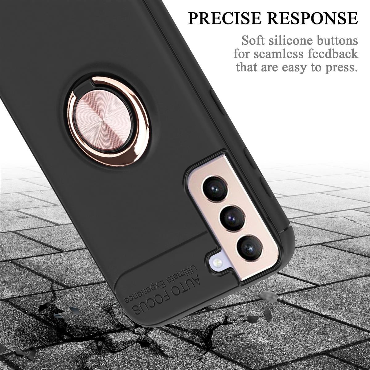 Cadorabo Hülle für Samsung Galaxy S21 PLUS Fokus Ring TPU Silikon