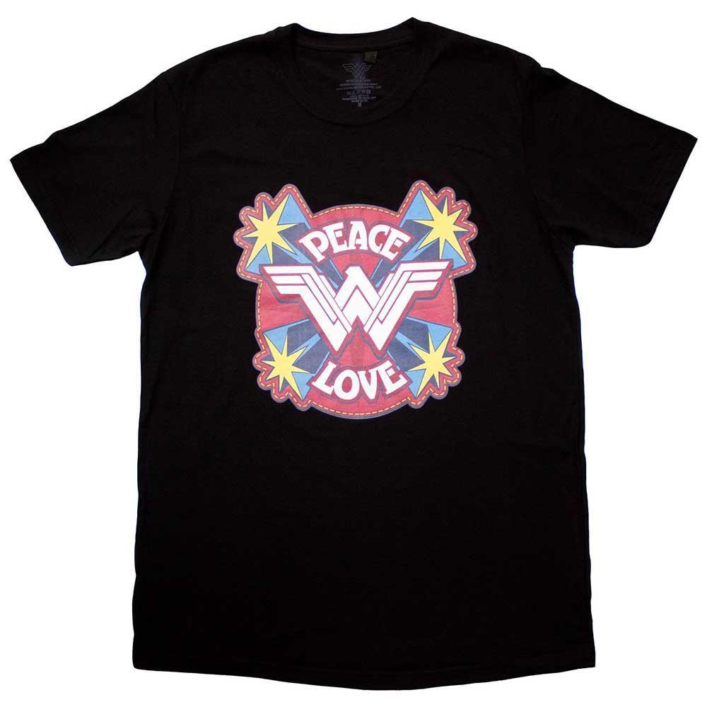 Wonder Woman Peace And Love Grafik Print T-Shirt
