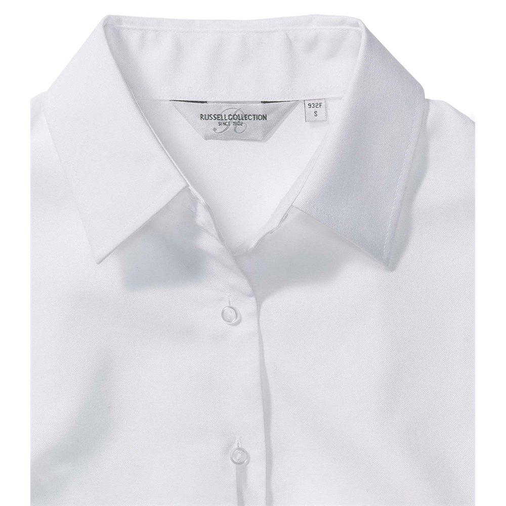 Russell Easy Care Oxford Langarmbluse