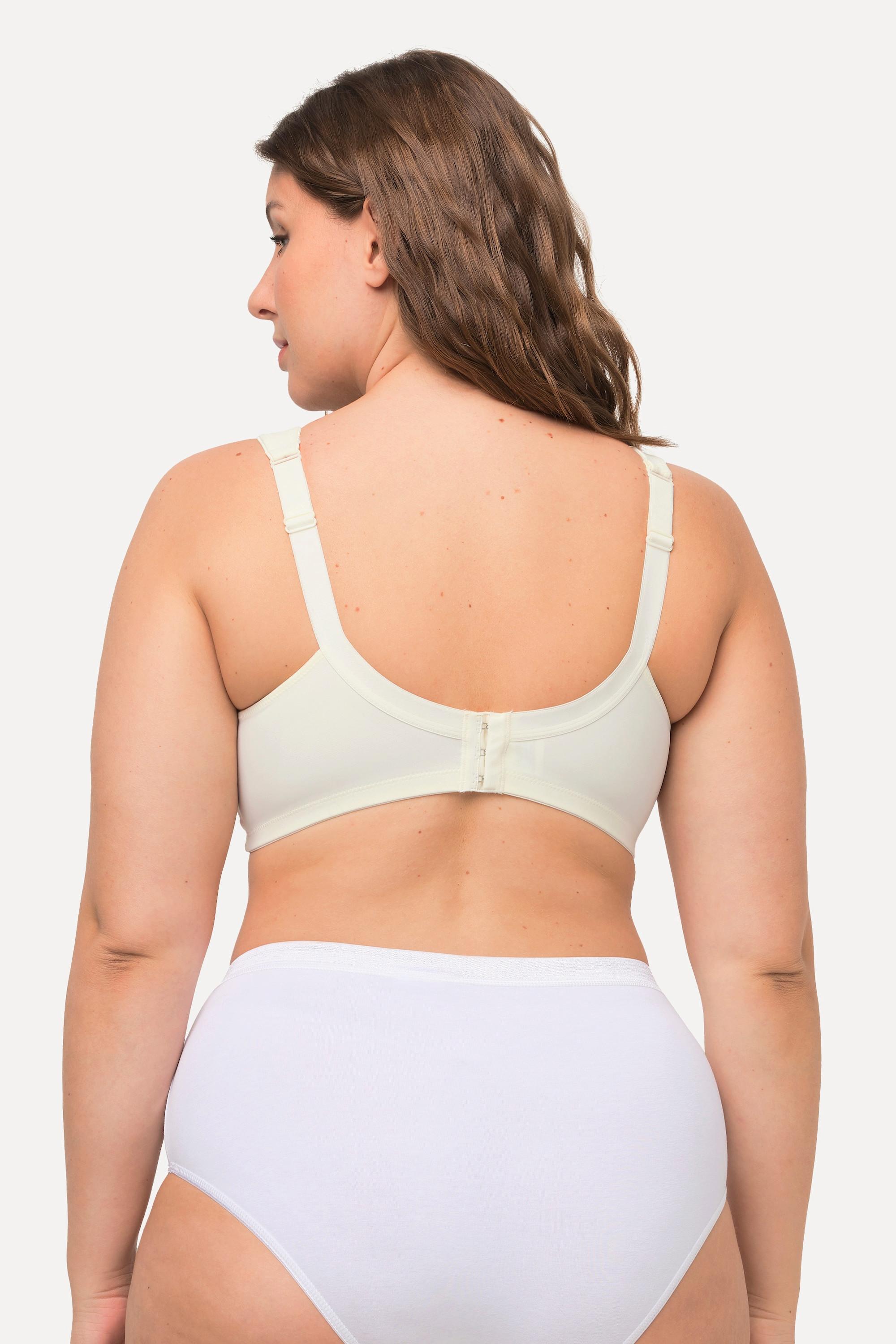 Ulla Popken Mikrofaser-BH, vorgeformte Cups, atmungsaktiv