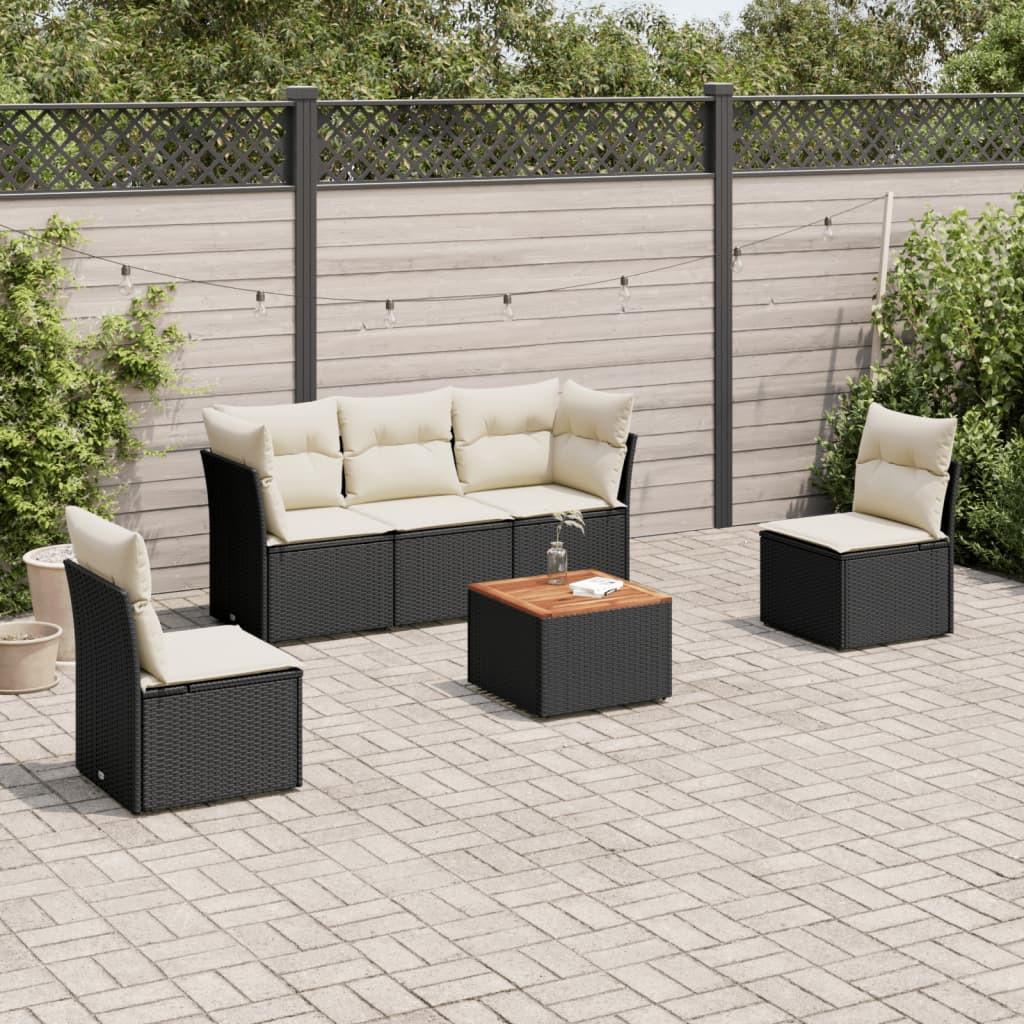 VidaXL Garten sofagarnitur poly-rattan
