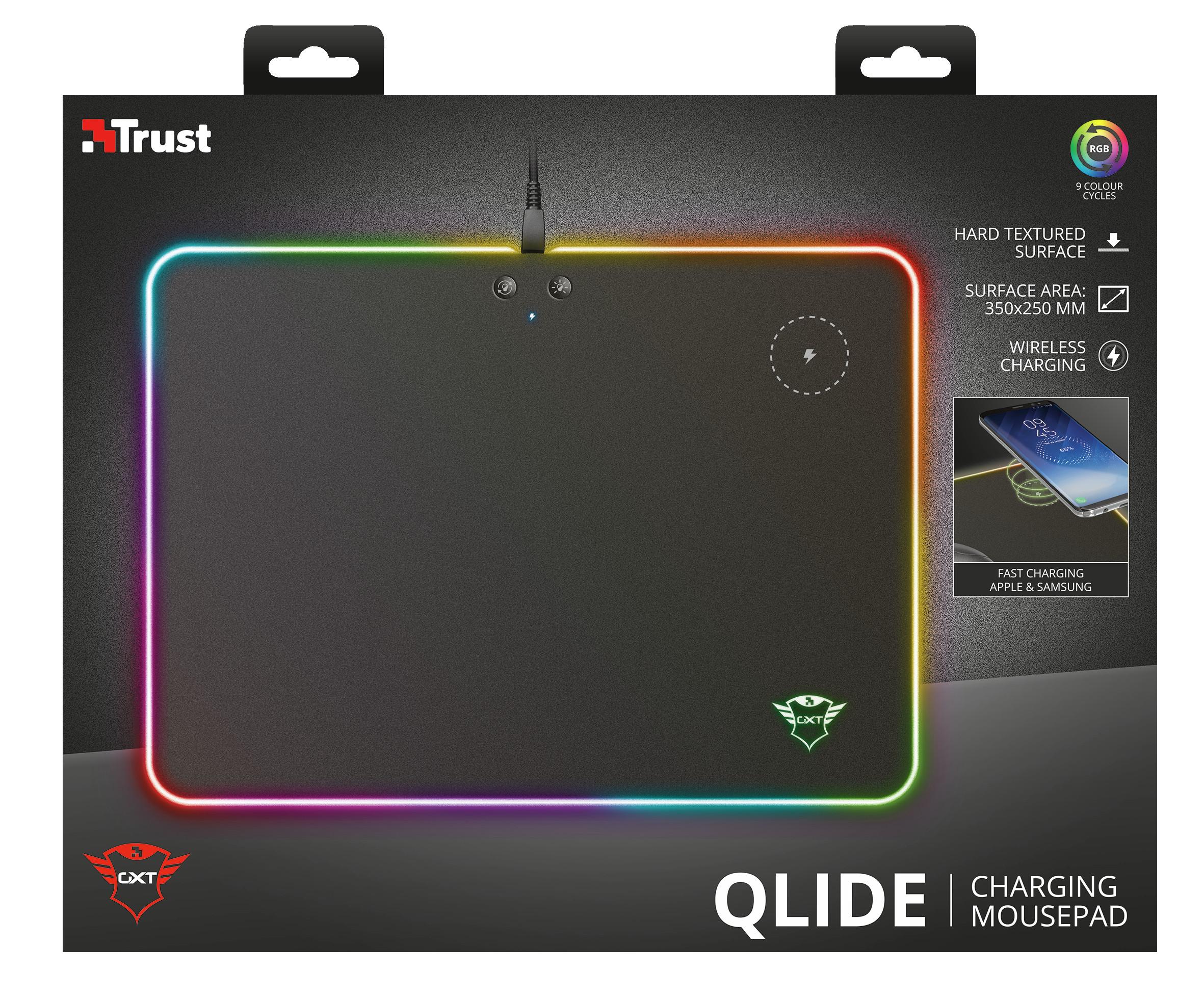 Trust TRUST GXT 750 Qlide RGB Mousepad 23184 black