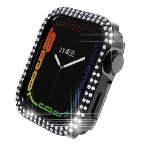 Cover-Discount Apple Watch 45mm - Glitzer Strass Schutz Case