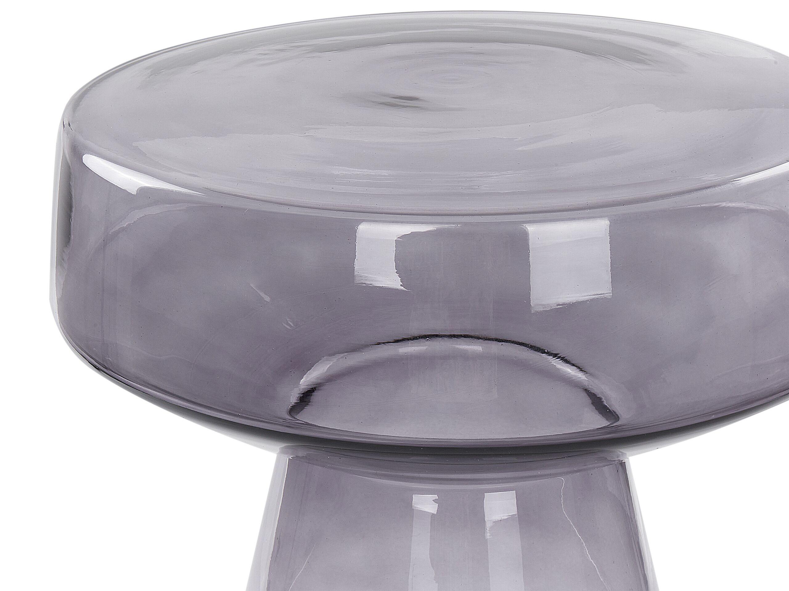Beliani Beistelltisch 2er Set aus Glas Retro LAGUNA/CALDERA