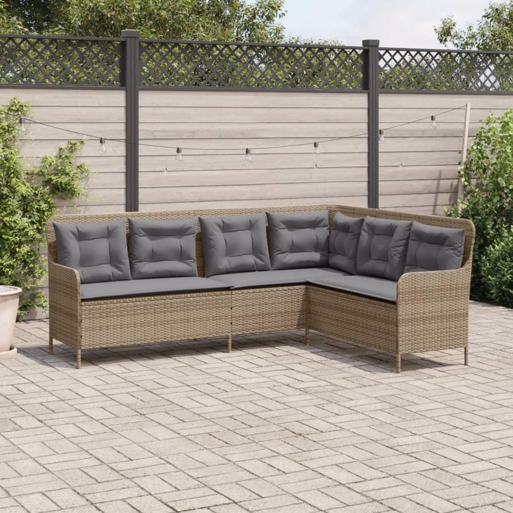 VidaXL Gartensofa poly-rattan