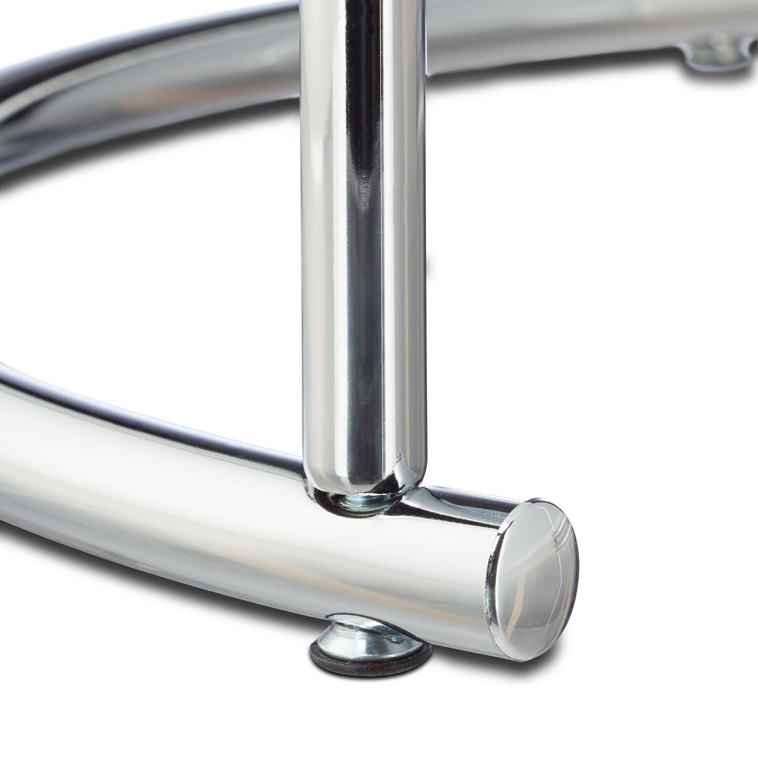 B2X Runder Beistelltisch in Silber