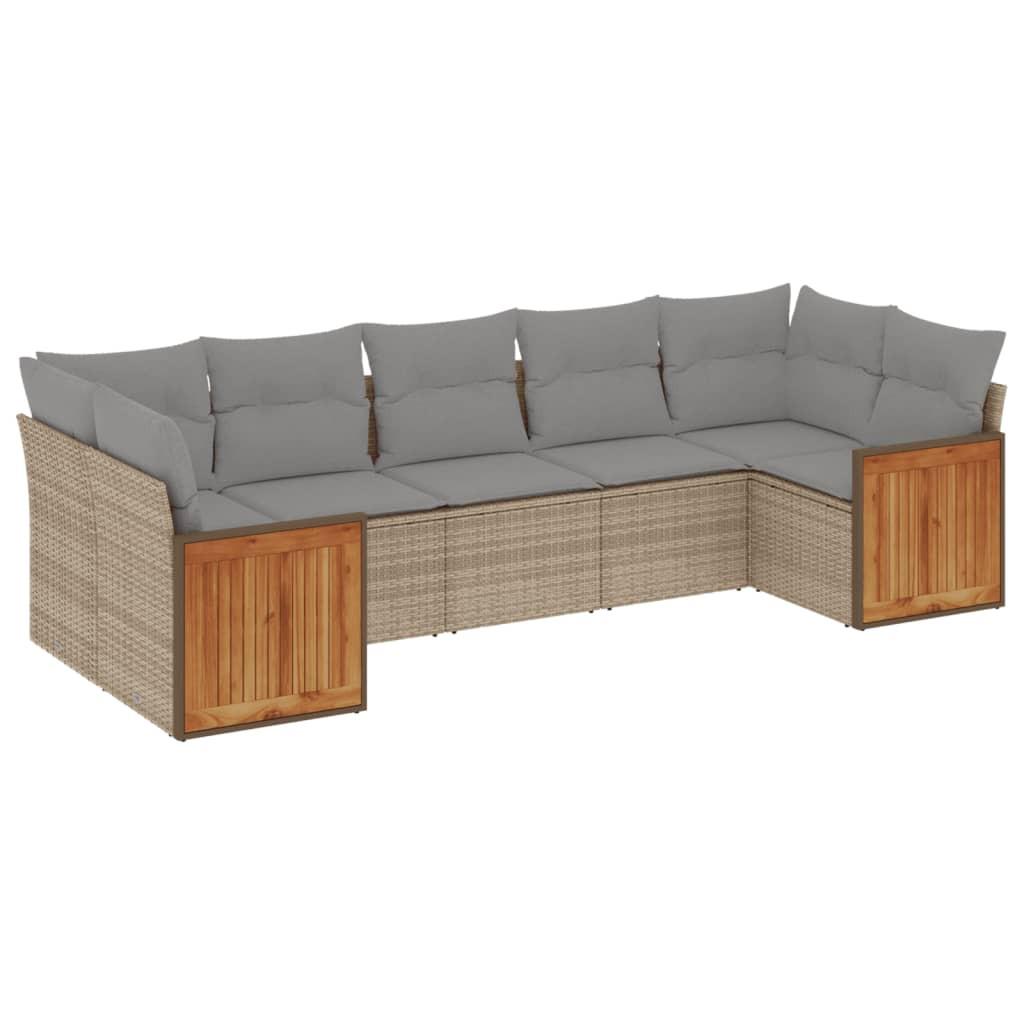 VidaXL Garten sofagarnitur poly-rattan