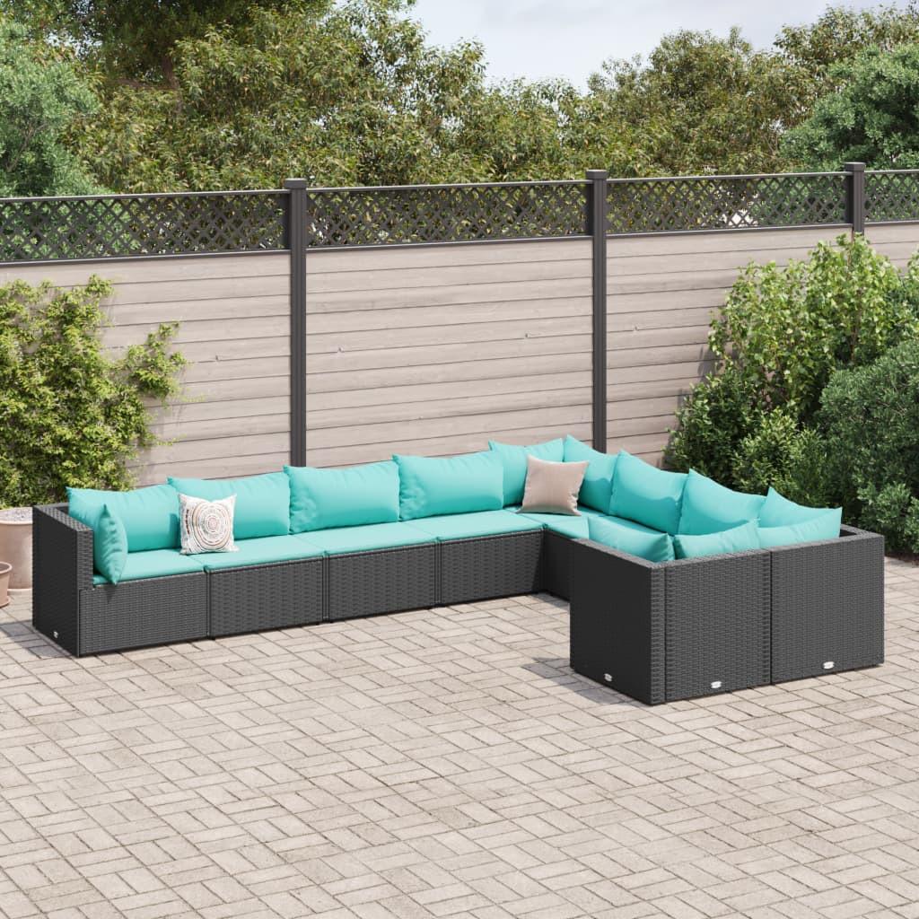 VidaXL Gartensofagarnitur poly-rattan