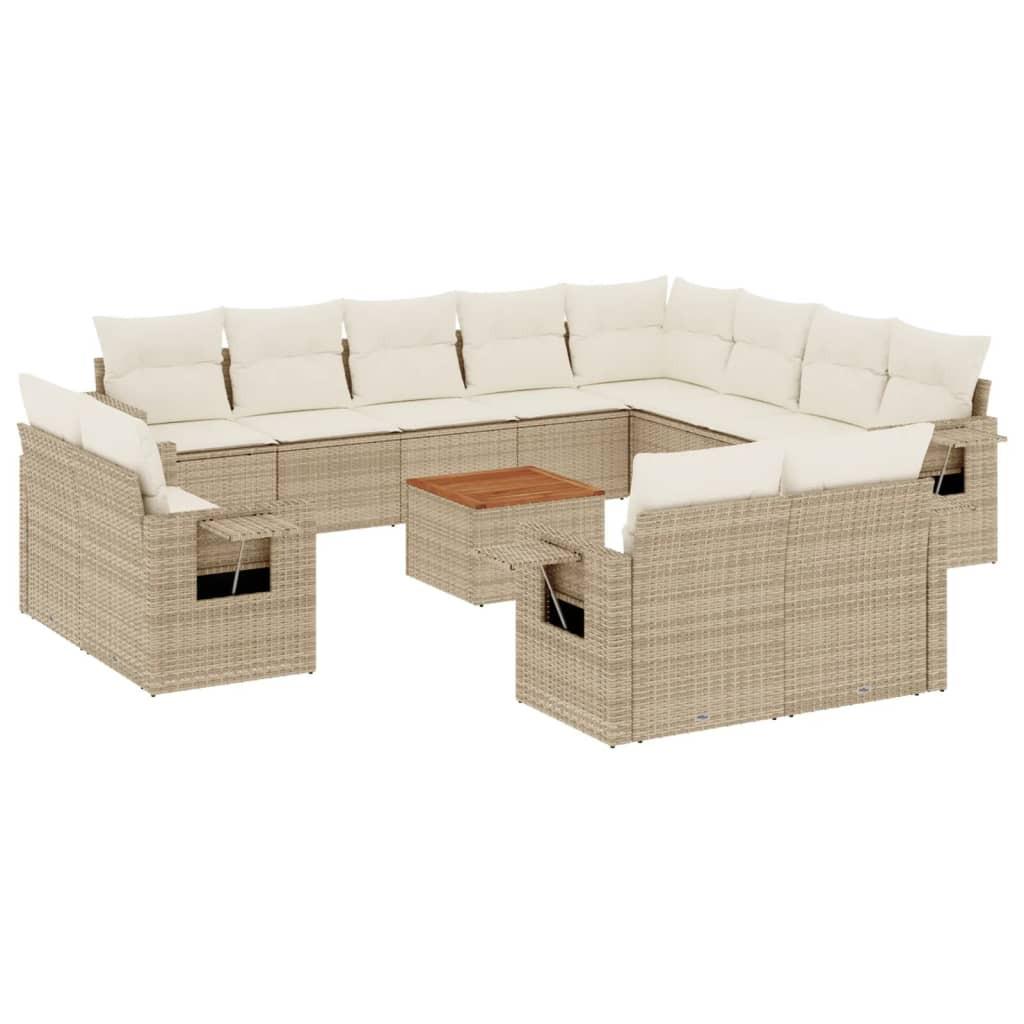 VidaXL Garten sofagarnitur poly-rattan