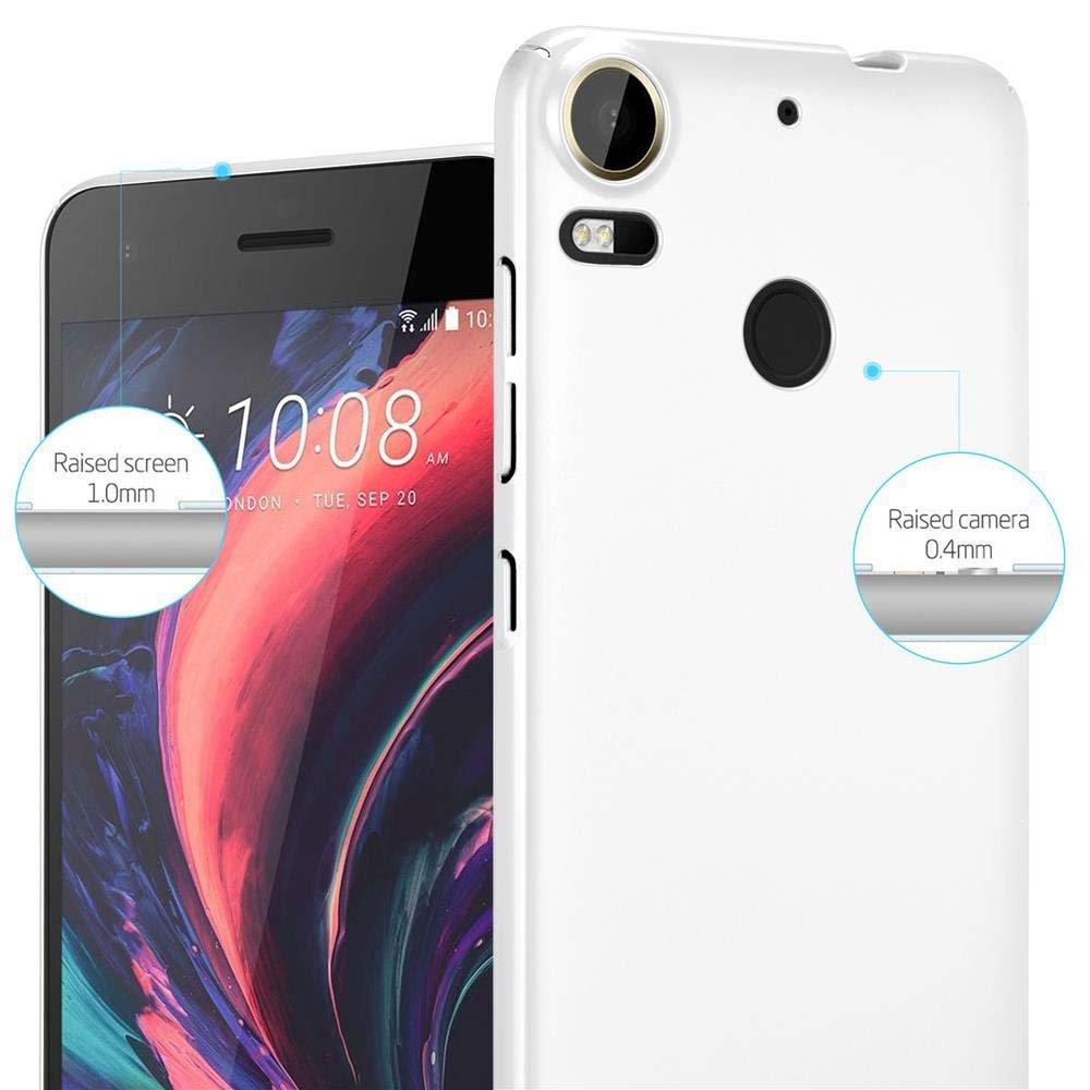 Cadorabo Hülle für HTC Desire 10 PRO Hard Case in Metall Optik