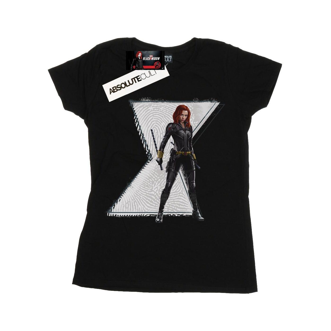 MARVEL Black Widow Logo Regular Fit T-Shirt