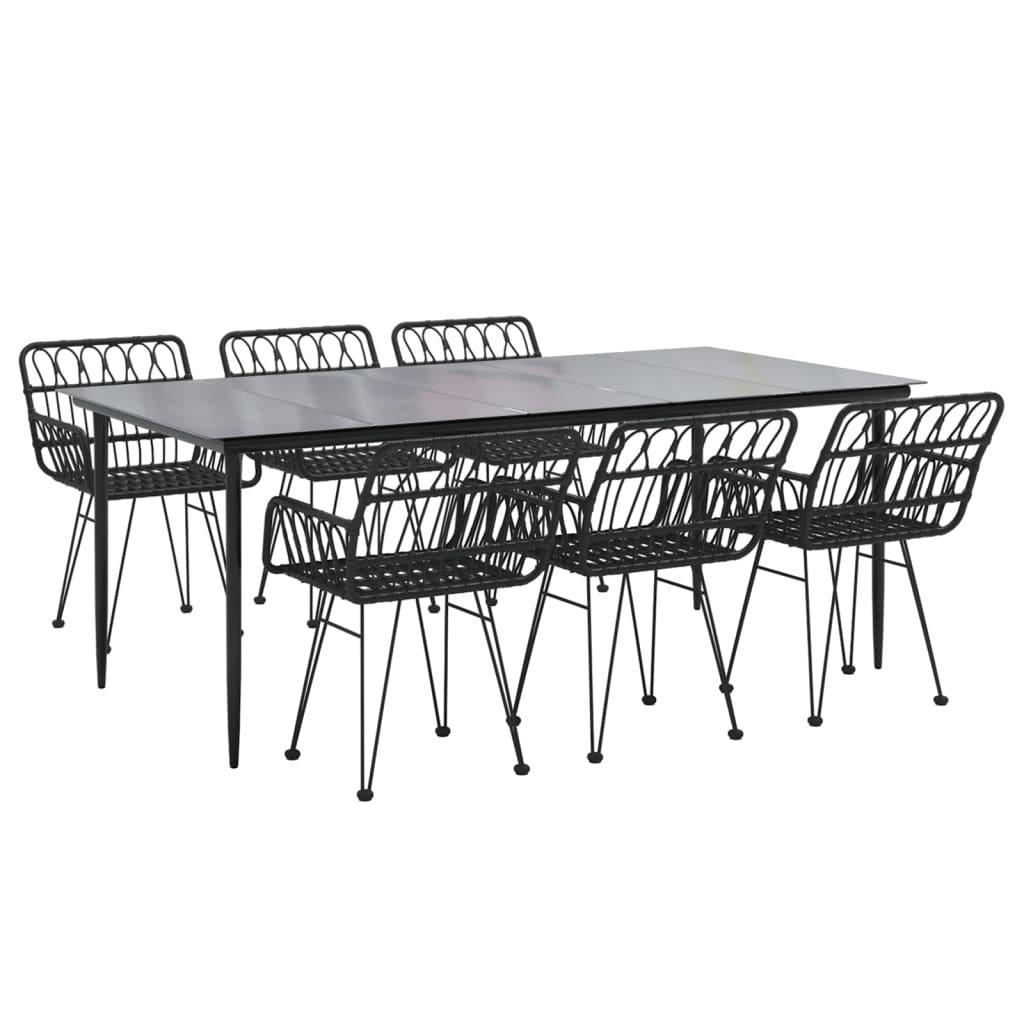 VidaXL Garten essgruppe poly-rattan