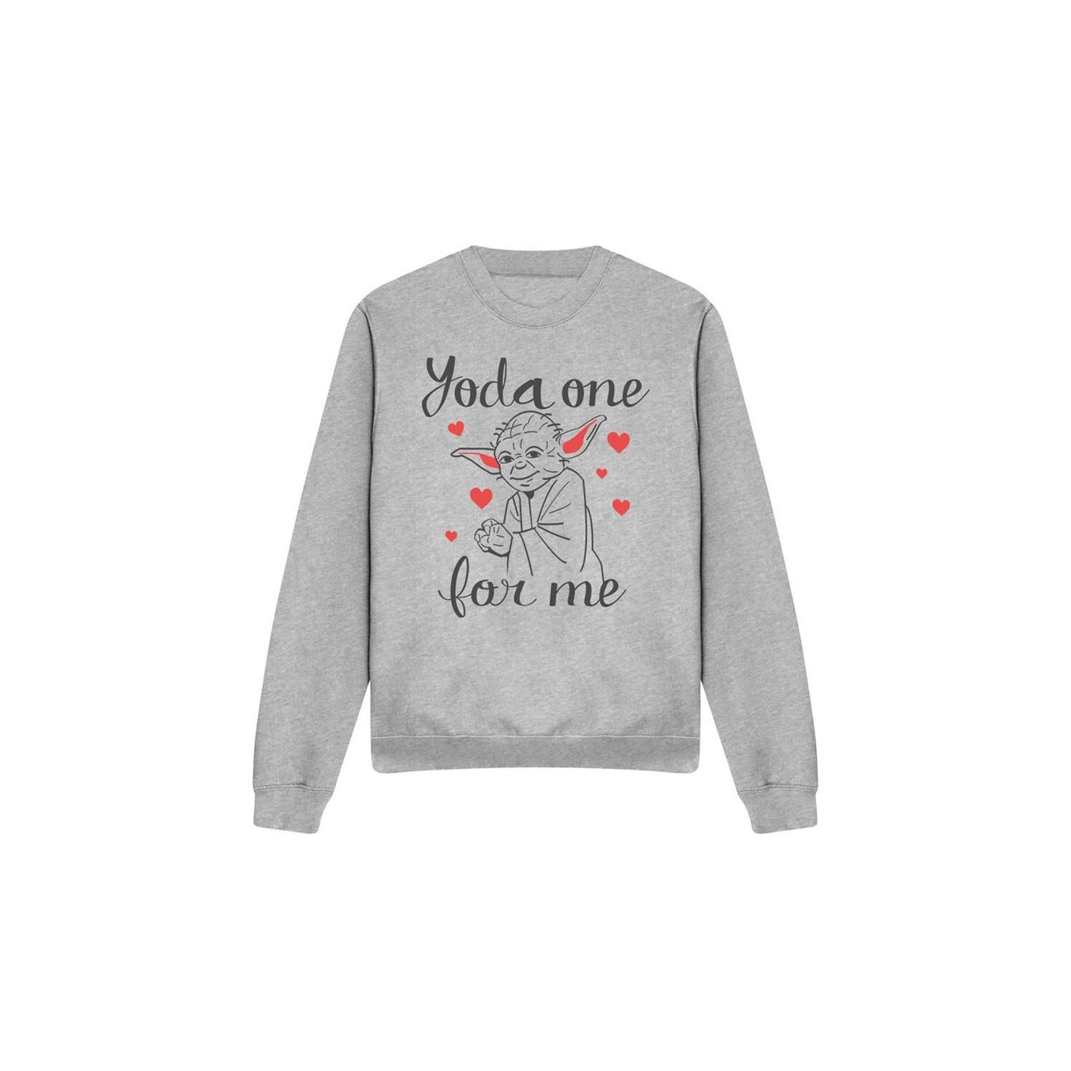 STAR WARS Yoda One For Me Sweatshirt  Valentinstag
