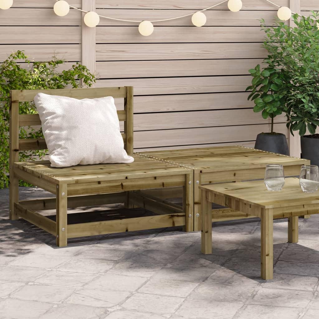 VidaXL Gartensofa imprägniertes kiefernholz