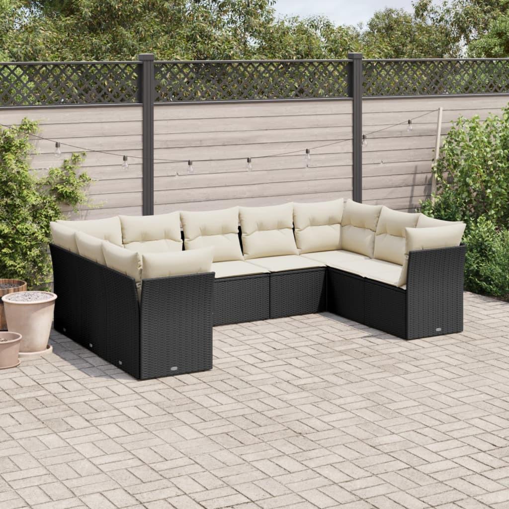 VidaXL Garten sofagarnitur poly-rattan