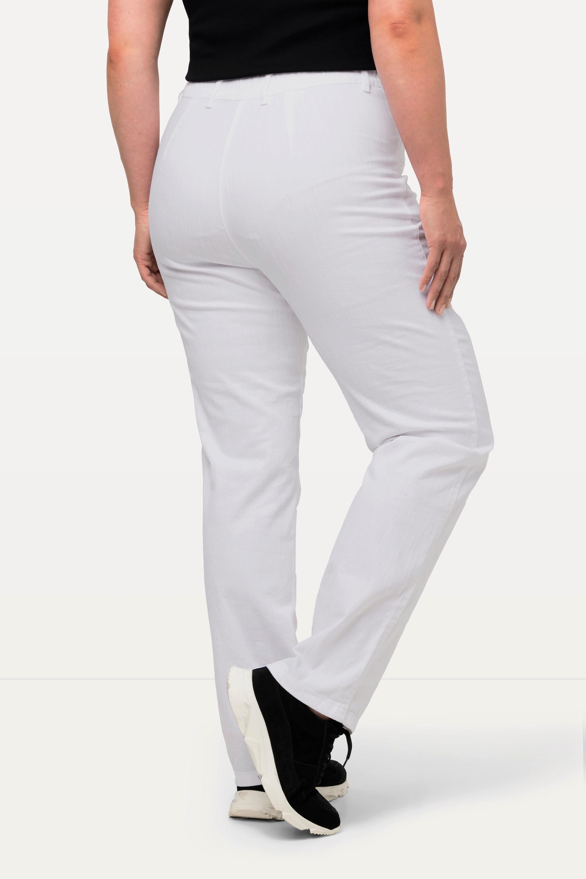 Ulla Popken Mony Tapered Fit Leichte Stretch Sommerhose