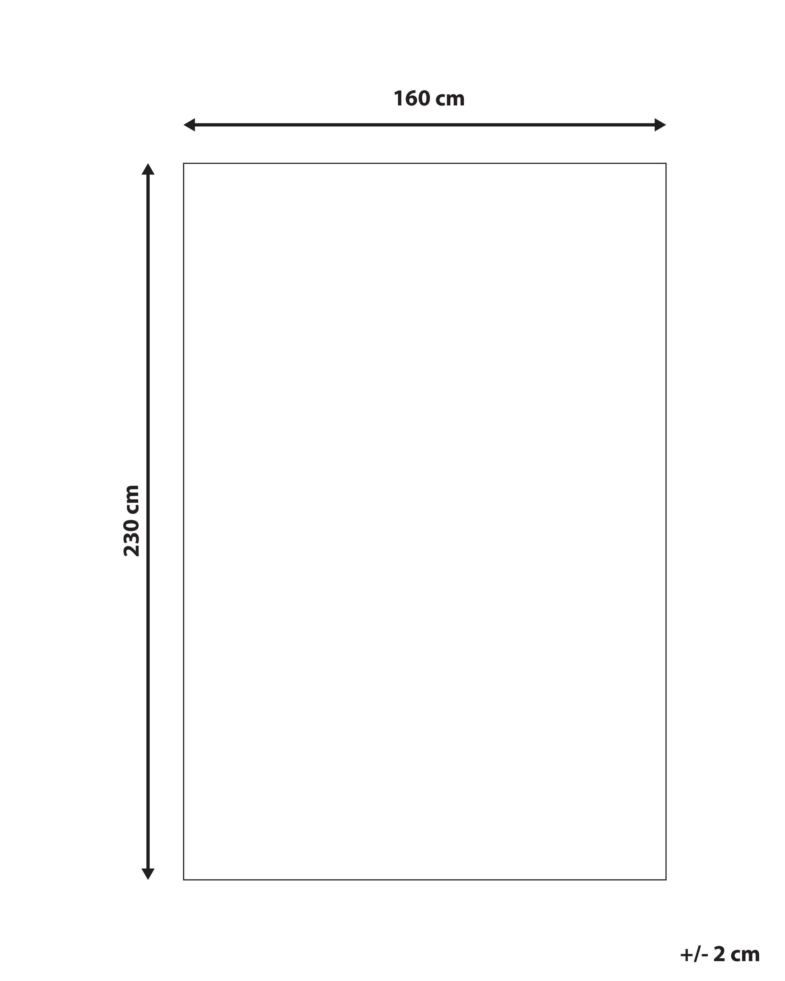 Beliani Kunstfellteppich aus Polyester Skandinavisch MIRPUR