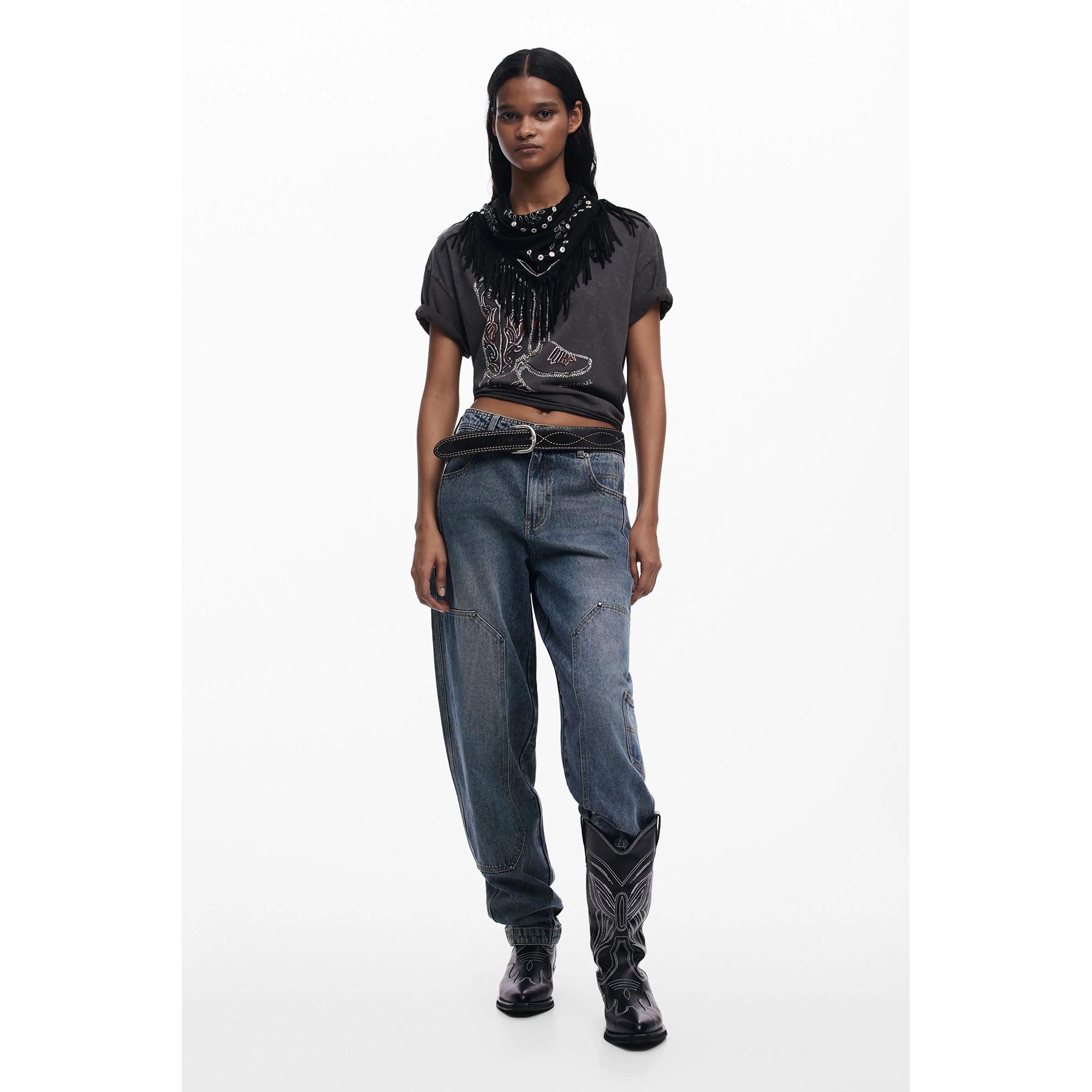 Desigual Boyfriend Used Look Jeans