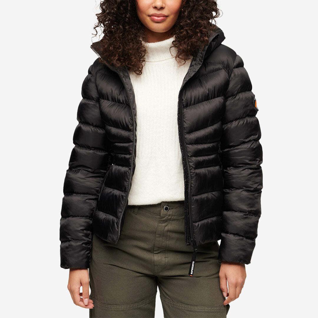 Superdry gepolsterte daunenjacke, daen fuji quilt