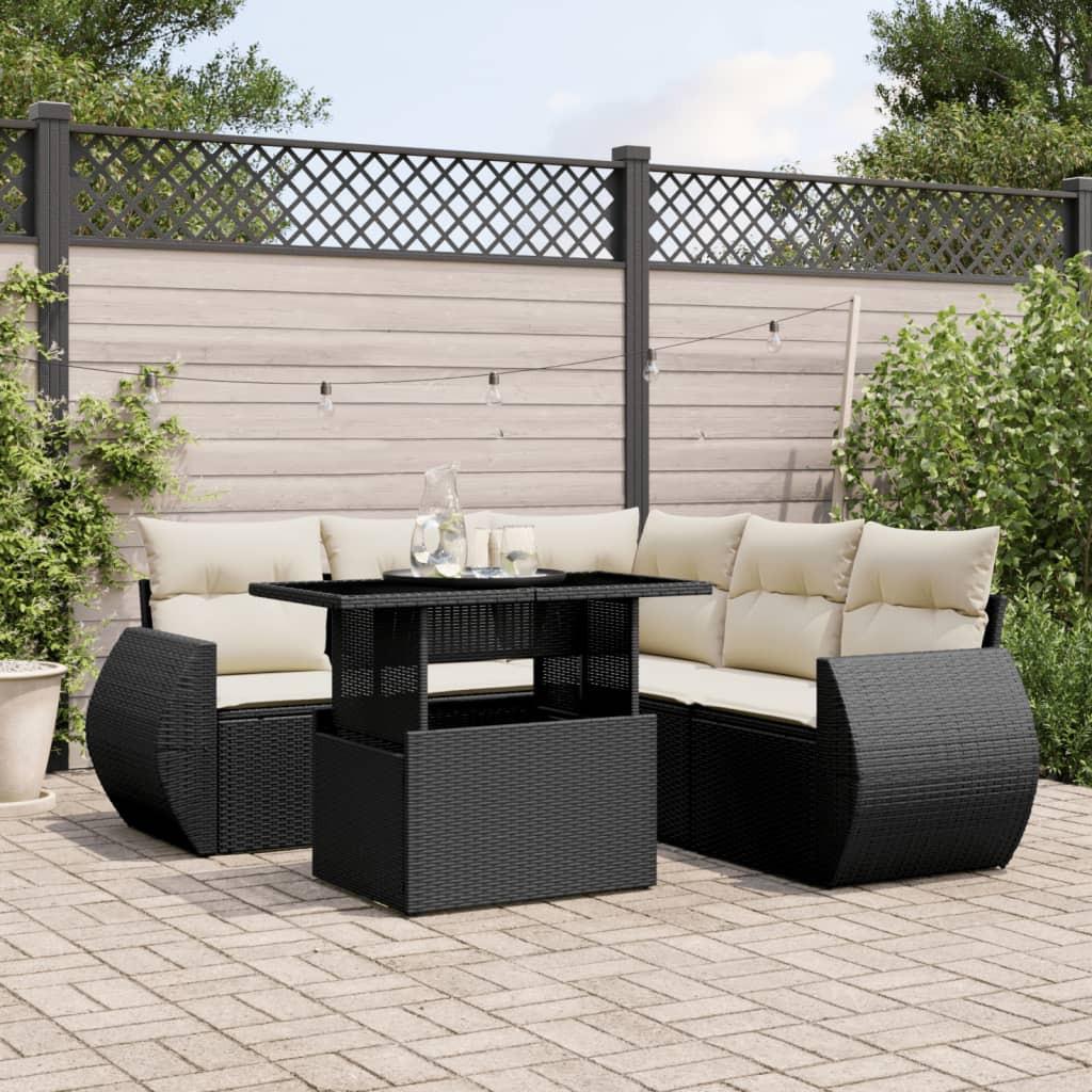 VidaXL Garten sofagarnitur poly-rattan
