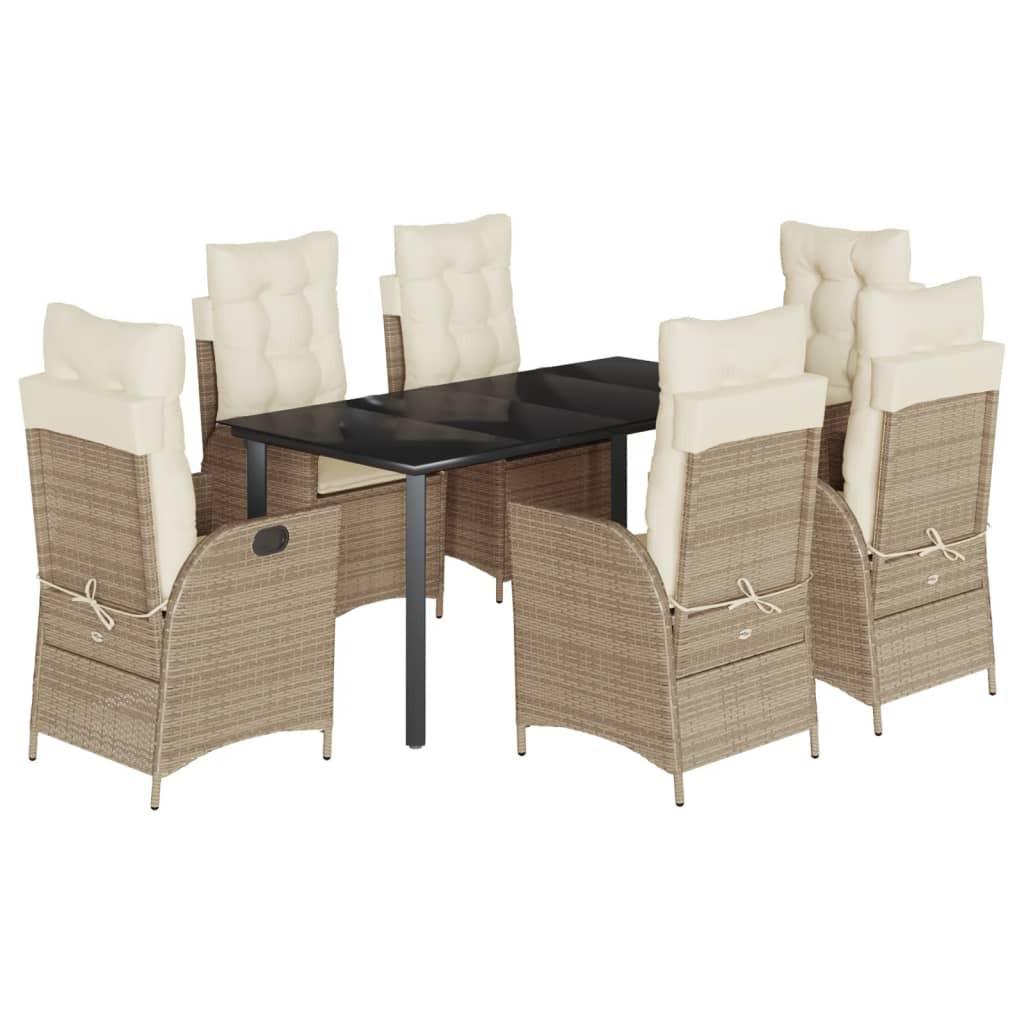 VidaXL Garten essgruppe poly-rattan