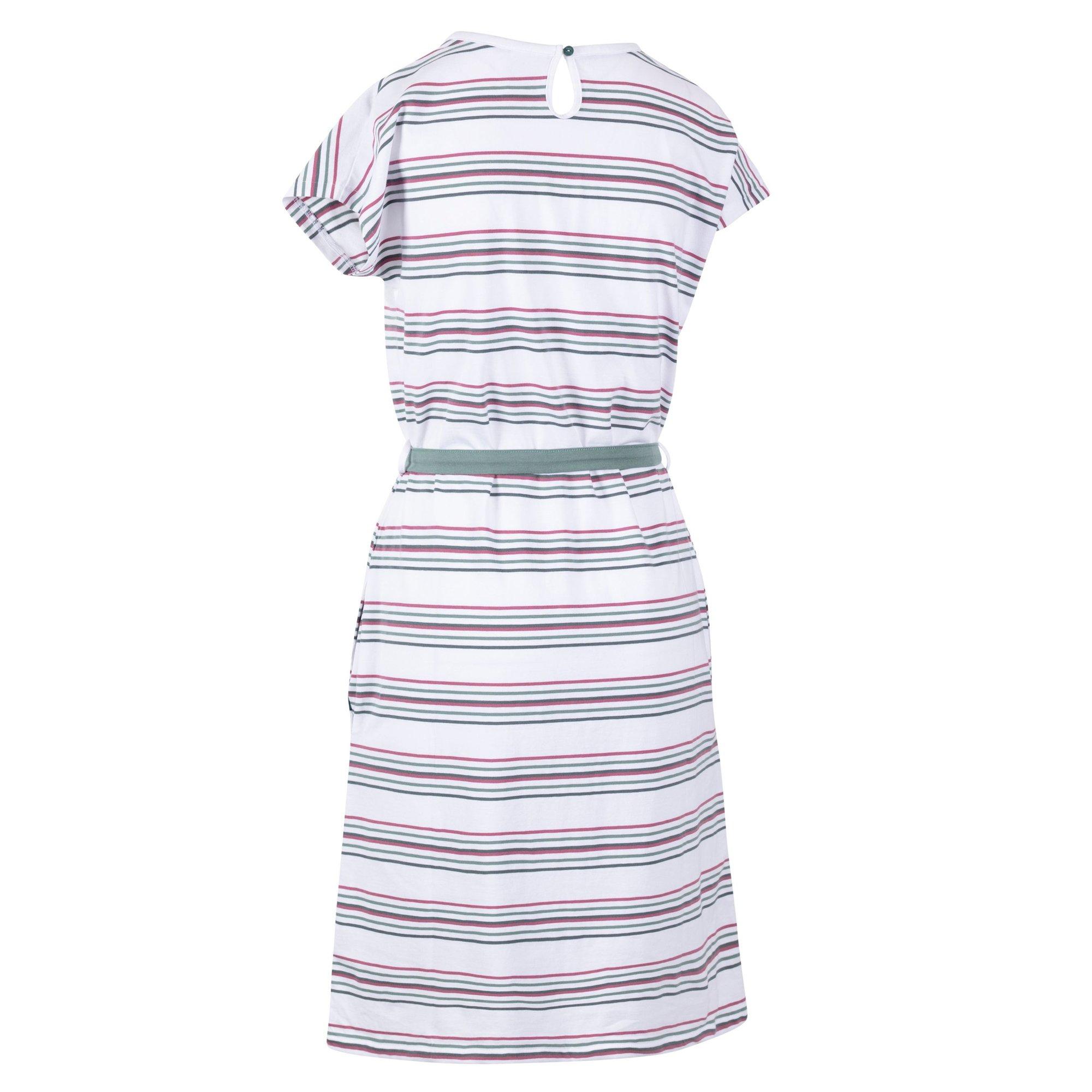 Trespass Lidia Gestreiftes Baumwoll A-Linien Kleid