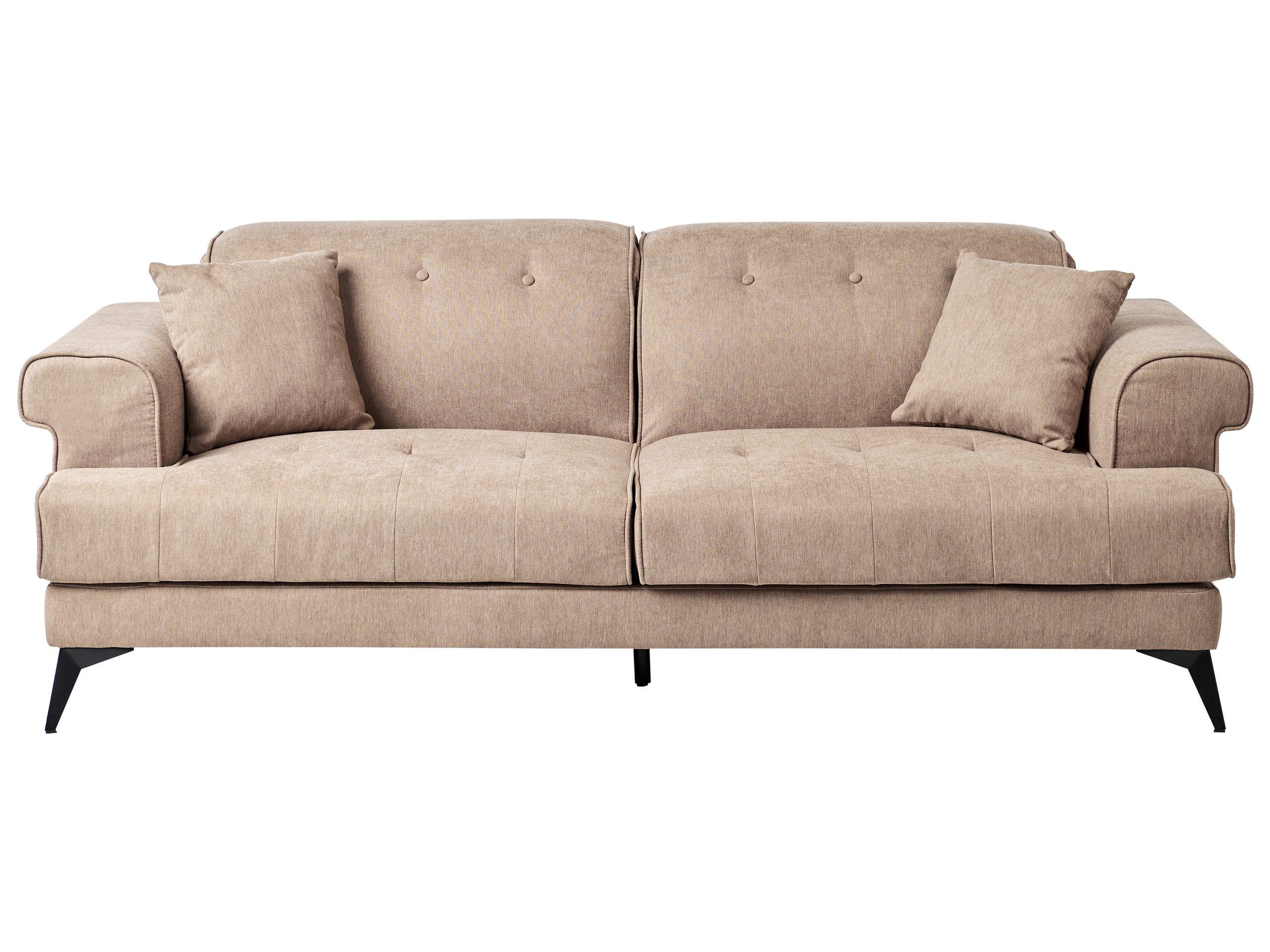 Beliani 3 Sitzer Sofa aus Polyester Minimalistisch SKIVE