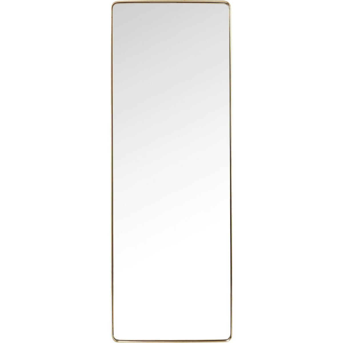 KARE Design Spiegel Curve Rectangular Brass 200x70cm