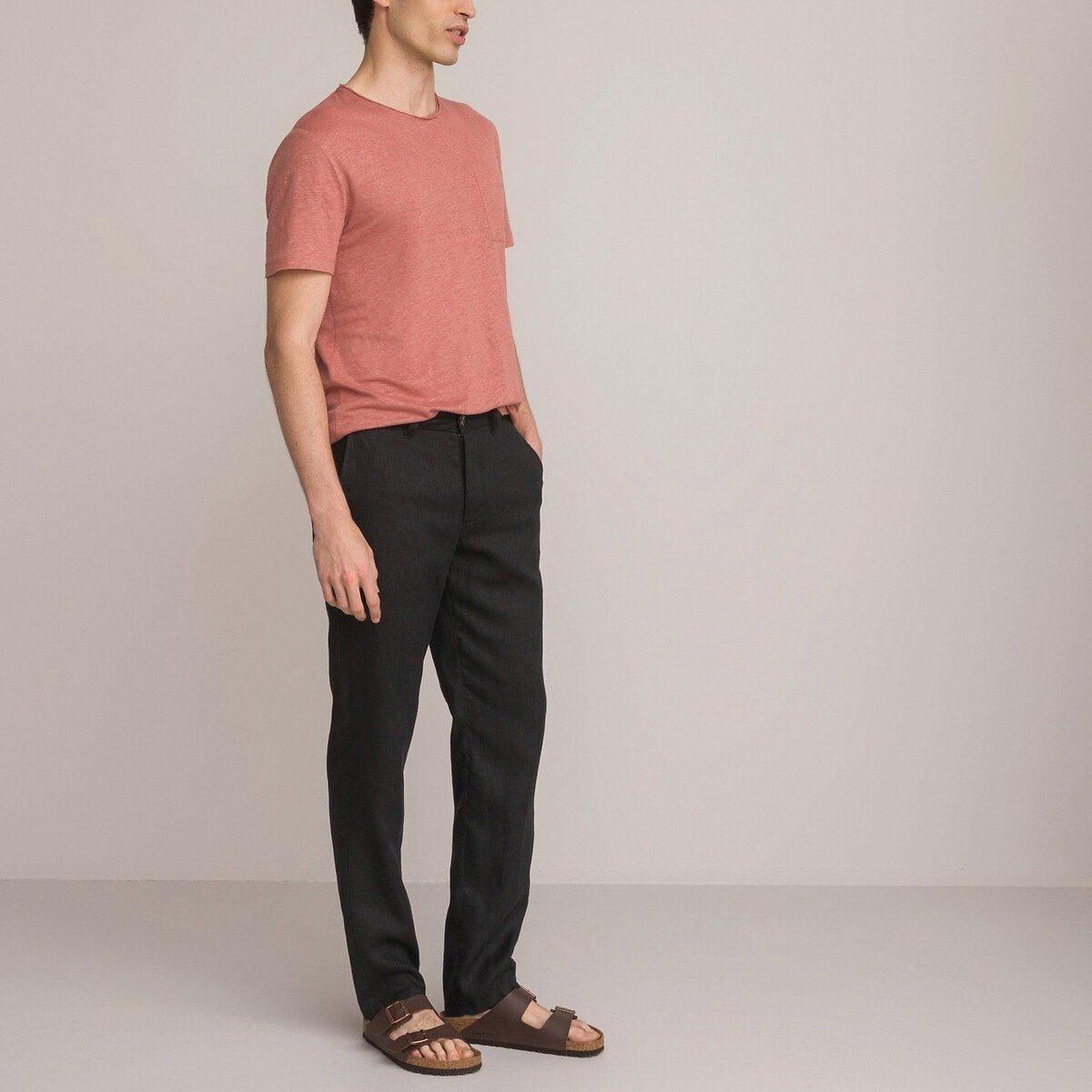 La Redoute Collections Leinen Straight Leg Hose