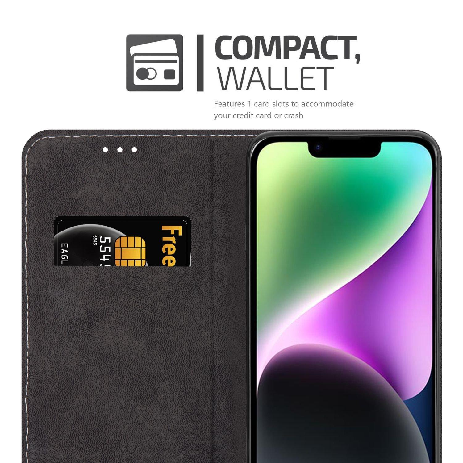 Cadorabo Hülle für Apple iPhone 14 Magnetverschluss, Standfunktion