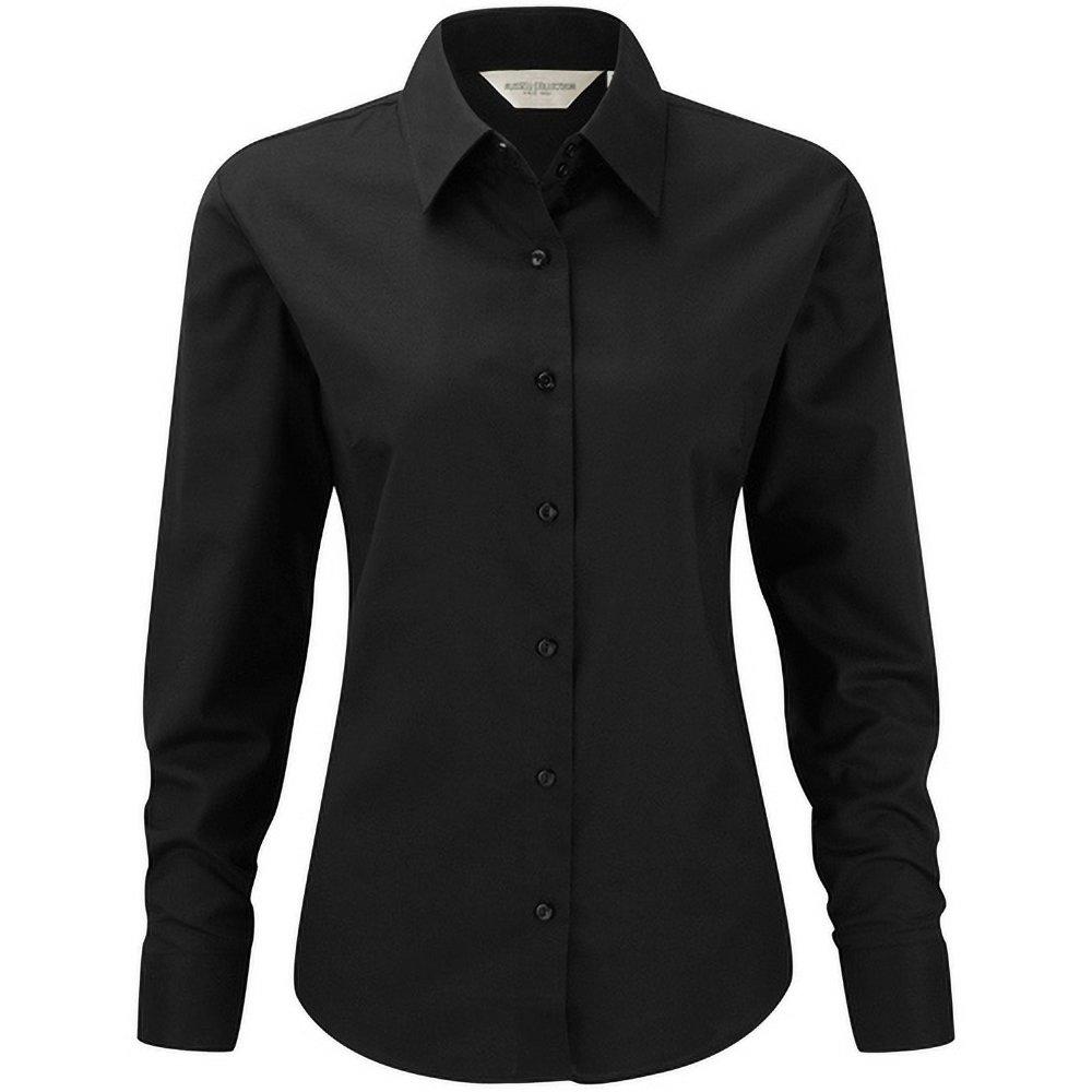 Russell Easy Care Oxford Langarmbluse