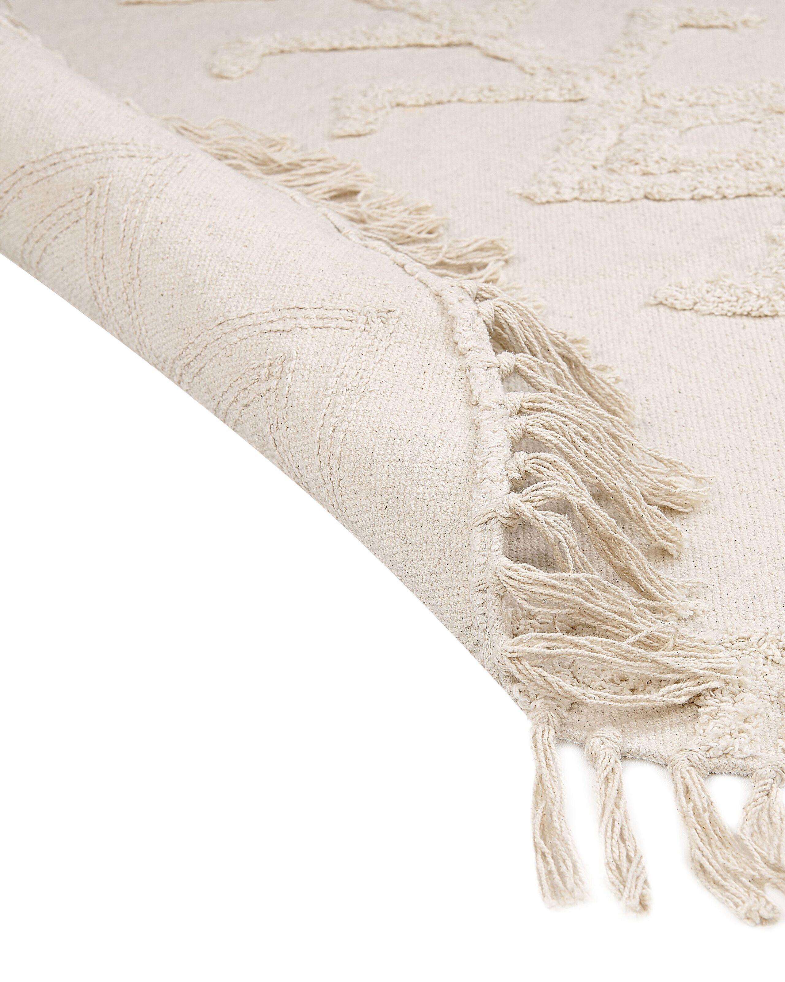 Beliani Teppich aus Baumwolle Boho HARRAN