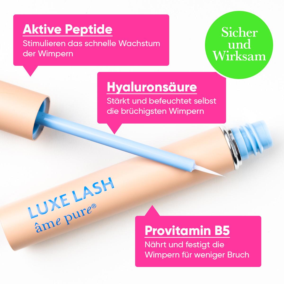 âme pure LUXE LASH | Wimpernserum - Eyelash serum für lange, volle und wunderschöne Wimpern