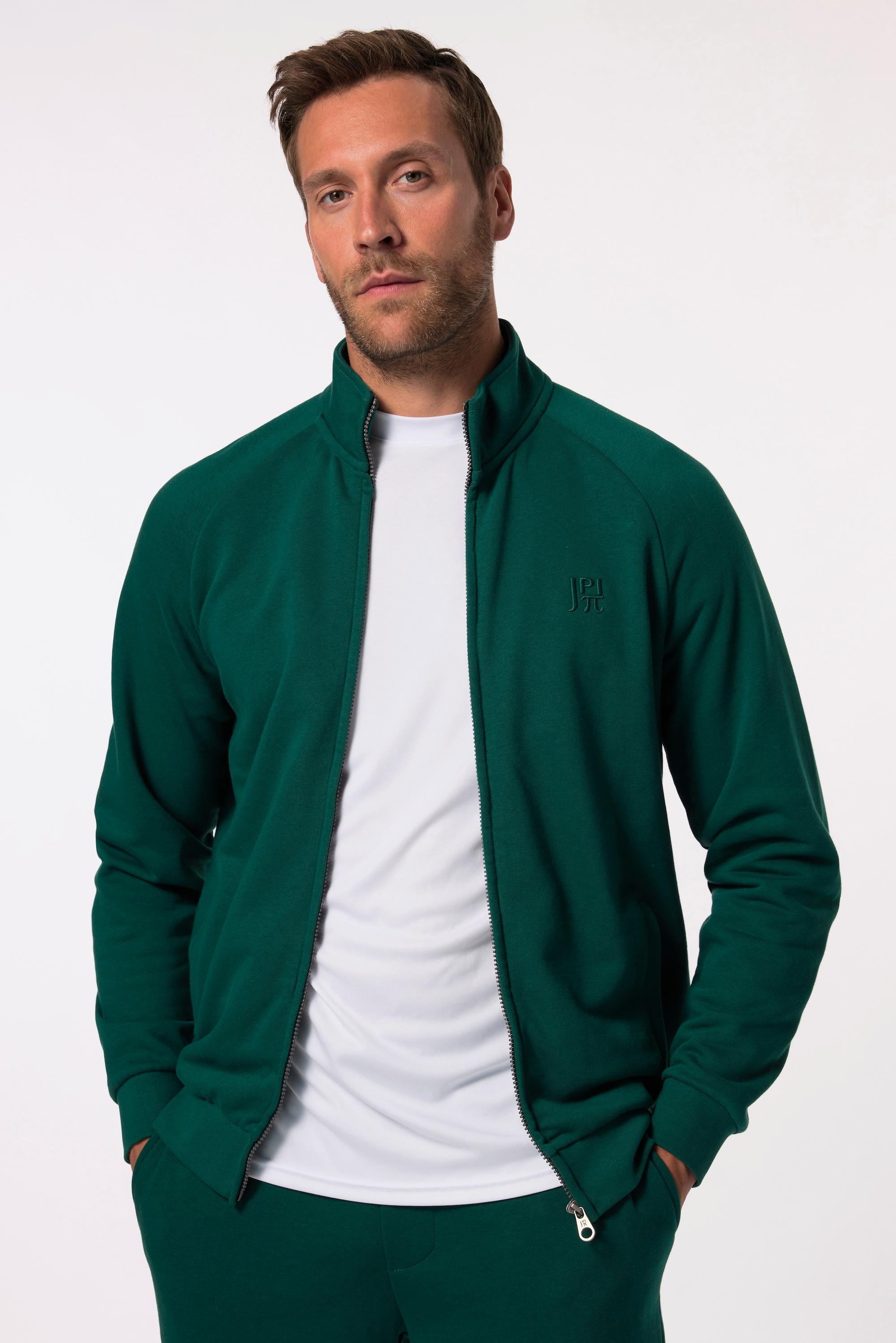 JP1880 Sweatjacke, Fitness, Stehkragen, bis 7 XL