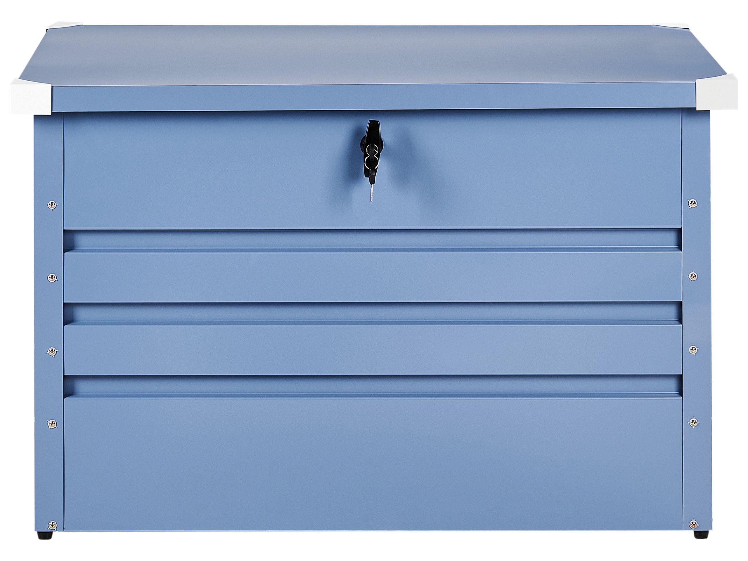 Beliani Aufbewahrungsbox aus Stahl CEBROSA