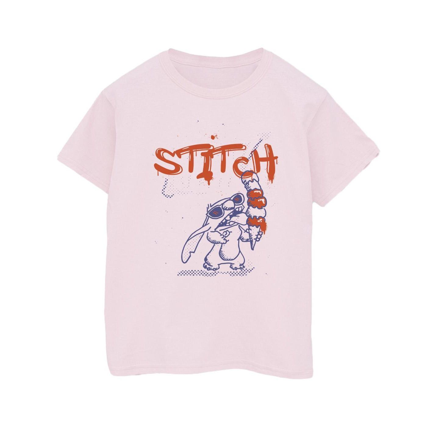 Disney Stitch Grafikdruck T-Shirt